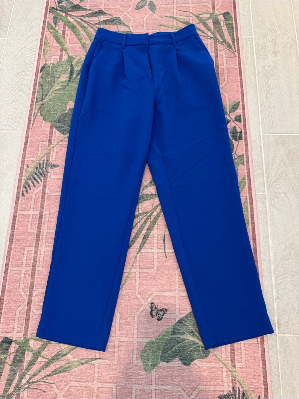 Women's Tailored Dress Pants - Royal Blue - Size M